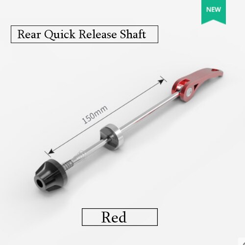 Wheel Hub Quick Release QR Front Rear Axle Skewer Bicycle Skewers Ultralight Quick Release Skewers for MTB Road Bike: Red-R