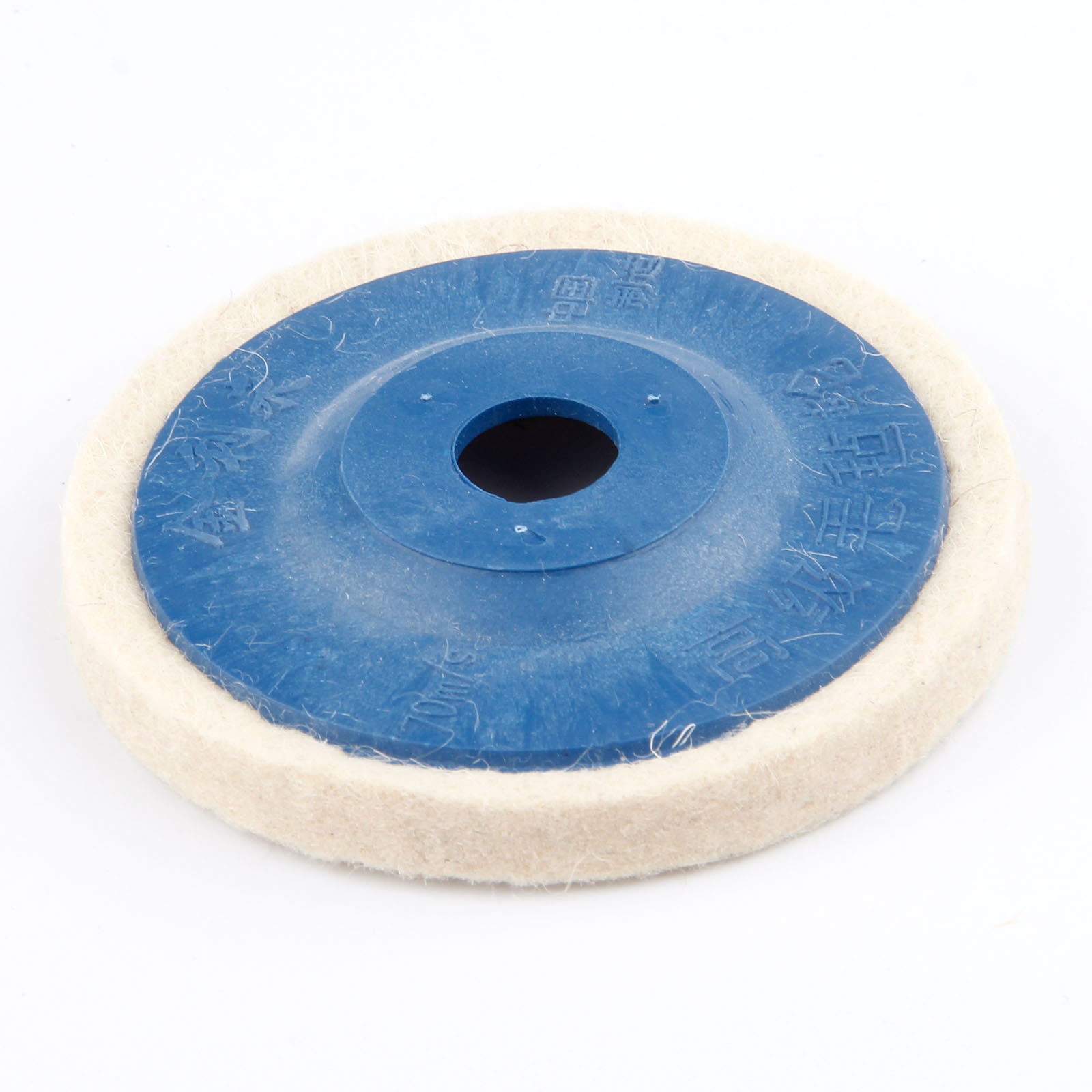 1x 100mm Wool Polishing Wheel Buffing Pads Angle Grinder Wheel Felt Polishing Disc Polisher For Ceramic Metal Glass Plastic