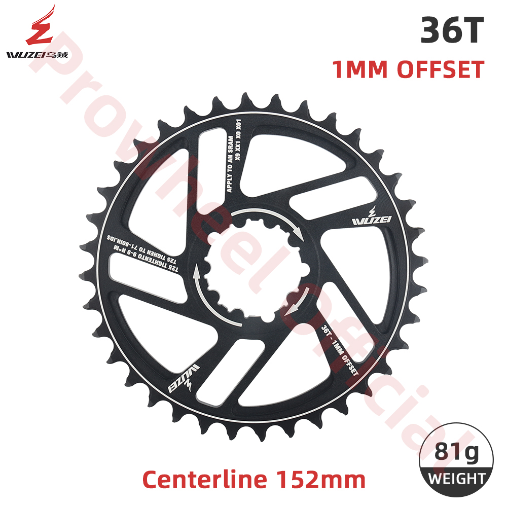 MTB Mountain Bike 1/3/6MM Offset 30T/32T/34T/36T/38T/40T Crown Bicycle Chainring for 11/12S NX XX XO GX Crank Parts: Burgundy