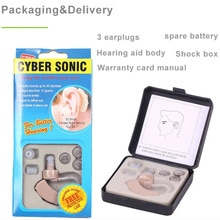 Mini Size Ear Hearing Aid Sound Amplifier Micro Wireless Hearing Aids For Elderly Best Invisible Hearing Device For Right/Left