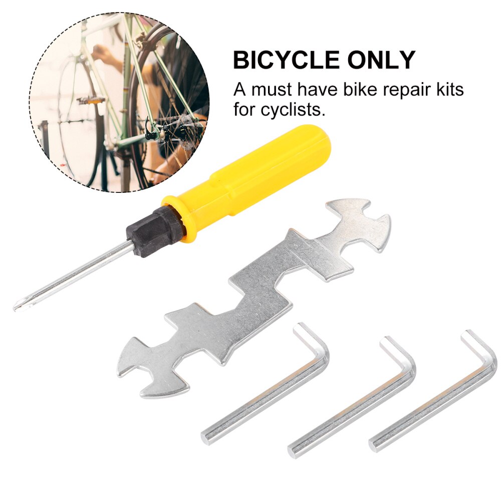 1 Set BiKe Tool Durable Maintenance Fix Mini Set Bike Installation Tools Cycling Supplies for MTB Bike: Default Title