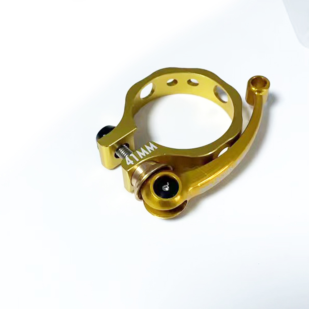 Bicycle Seat Tube Clamp Full CNC Seat Tube Clamp 33.9MM Seat Tube Clamp Genuine Quick Release Folding Seat Tube Clamp