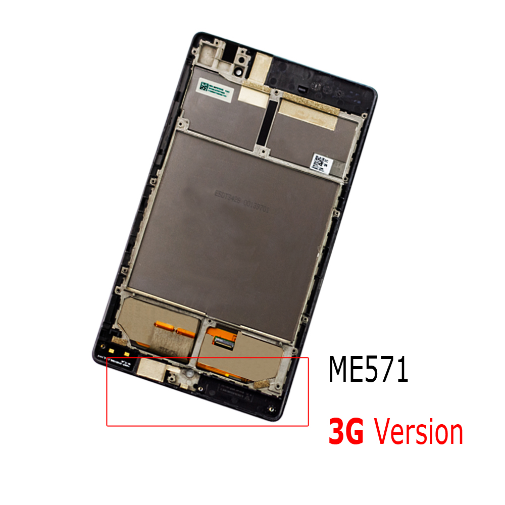 WEIDA Voor Asus Google Nexus 7 2nd Gen Nexus7 ME571 LCD Touch Screen Montage + Frame ME571KL ME571K K008 ME572CL ME572 LCD