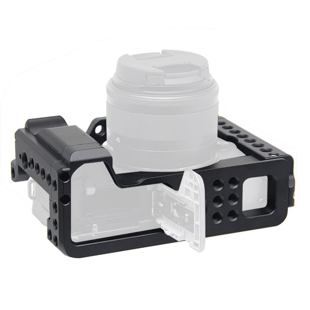 SLR Quick Release Plate Holder Hand Grip Bracket for Canon EOS-M6-Mark2 Camera Case QR Board Protective Cage for EOS M6