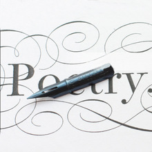 Oblique Calligraphy Pen Nib for Dip Pen English Copperplate Script Dip Pen Nib