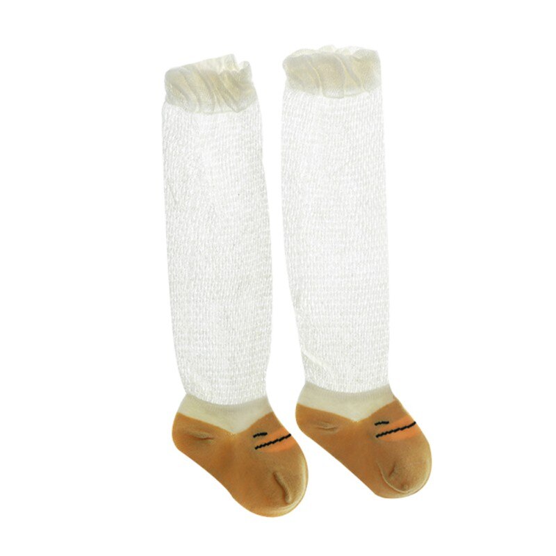 2019 del bambino Della Ragazza Carino Calzini E Calzettoni Maglia del Cotone di Disegno Lungo Calzini E Calzettoni Partito Neonato Bambini Molle Presepe Gamba più caldo