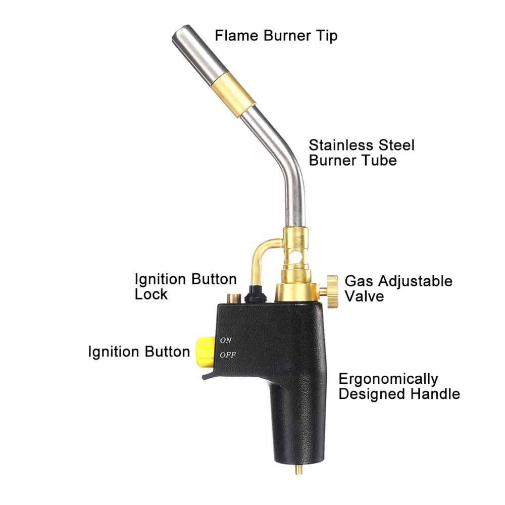 Kit de chalumeau à souffler, modèle TS8000, pour brasage, soudure au gaz Mapp, Propane