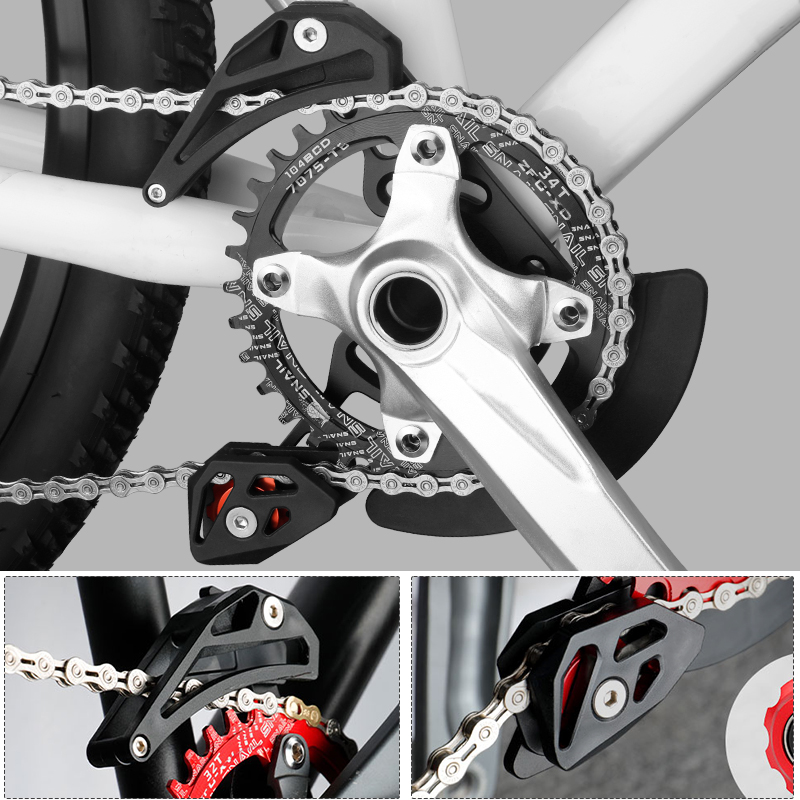Guide de chaîne de vélo, capteur de chute, ISCG 03 ISCG 05 BB, support de vélo vtt, roue à chaîne 1 vitesse 32-38T, 1x système, plaque de protection de plateau
