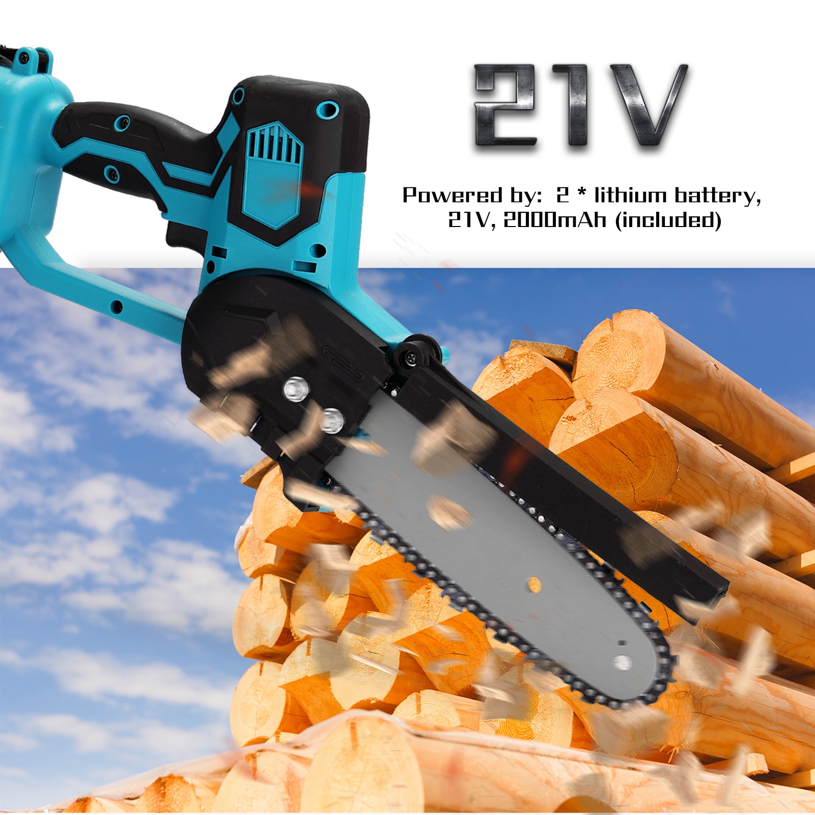 Draagbare Elektrische Snoeizaag Elektrische Kettin... – Grandado