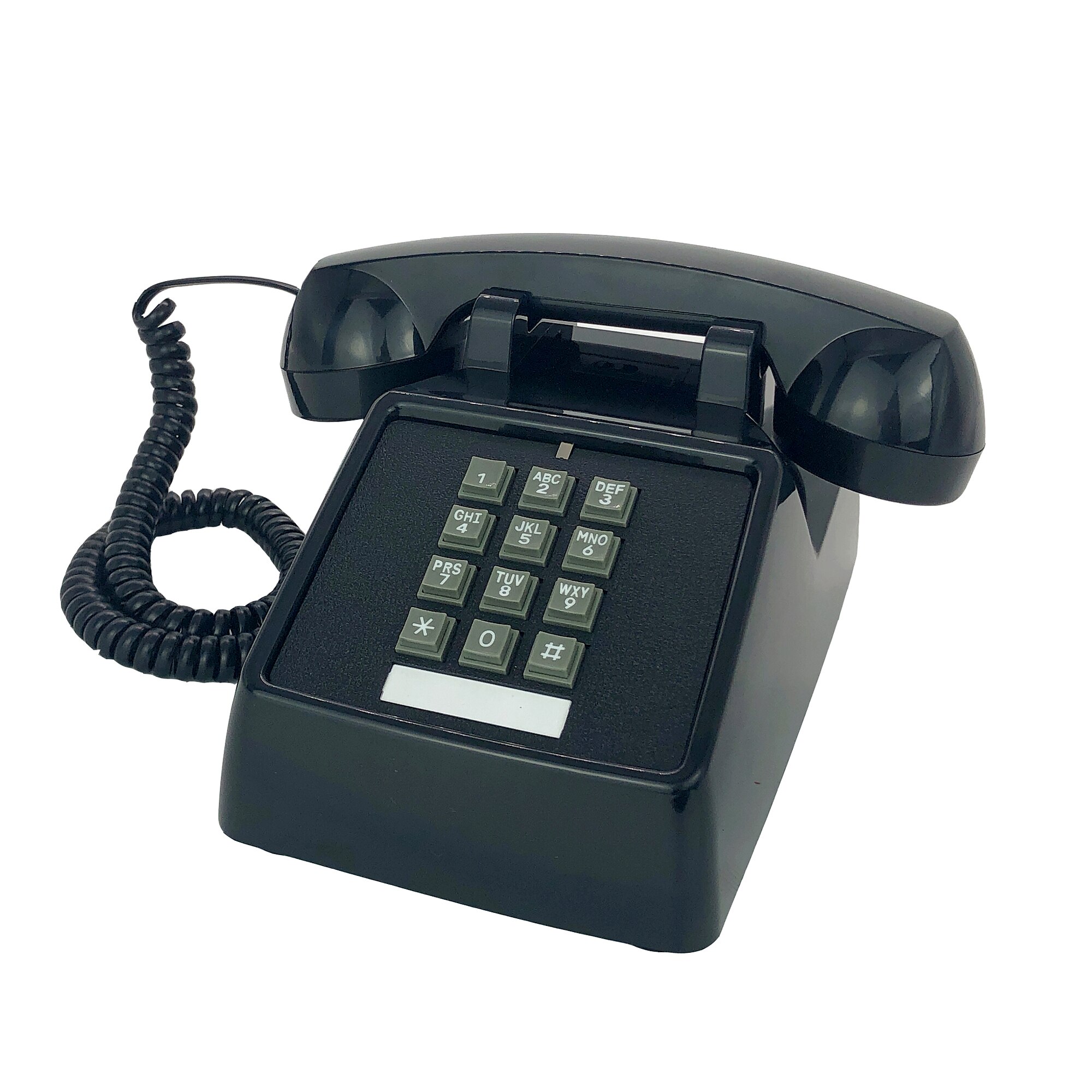 Landline Phones for Home Office Hotel School Corded Single Line Heavy Desktop Basic Telephone for Seniors Retro Classic Phone: Black Telephone
