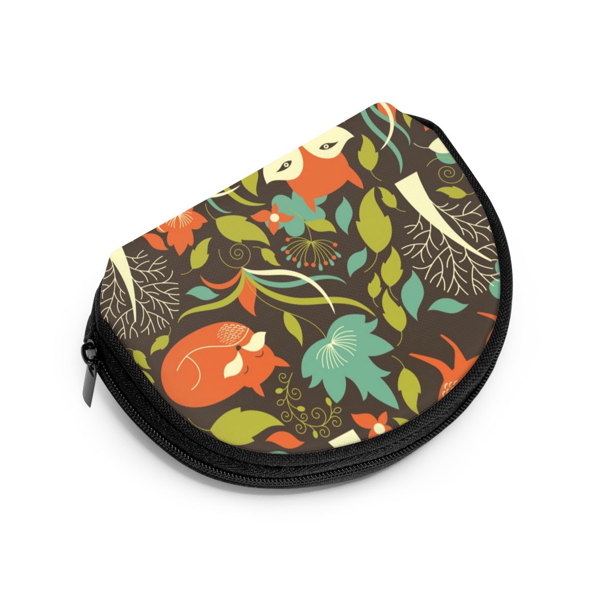 Kvinders pung kort kvinder pung pung punge til kvinde kortholder lille dame pung kvindelig jungle ræv søde planter