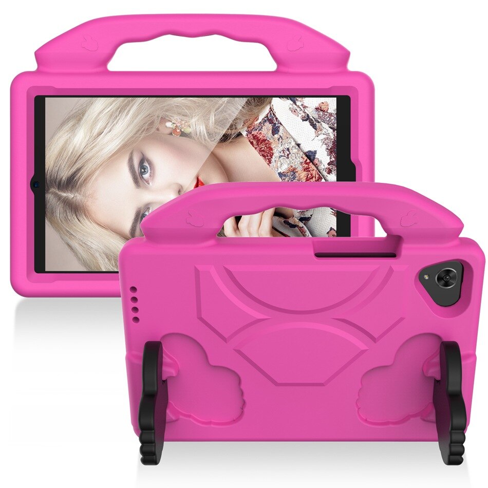 Cover for Lenovo TAB 4 8 TB-8504F 8504N EVA tablet Case TAB 4 8 Plus TB-8704F 8704N for Lenovo Tab E8 TB-8304F Coque: iPad pro 11 / Hot Pink