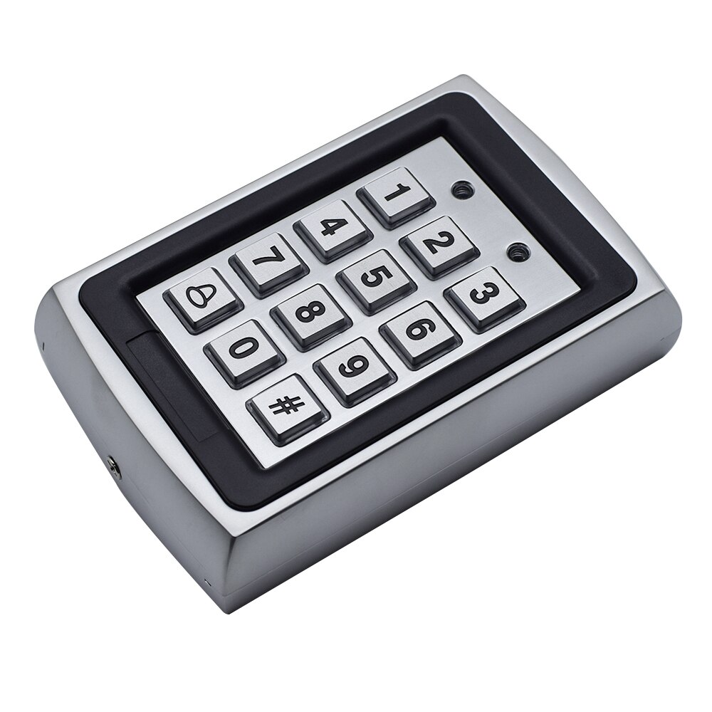Independent access control controller RFID access control keyboard waterproof and rain cover digital panel card reader door lock