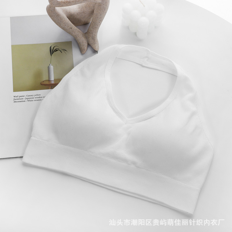 Breien Vest Halter Schoonheid Terug Zomer Streetwear Crop Top Vrouwen Tank Top Mouwloos Hemdje Vrouwen: white vest