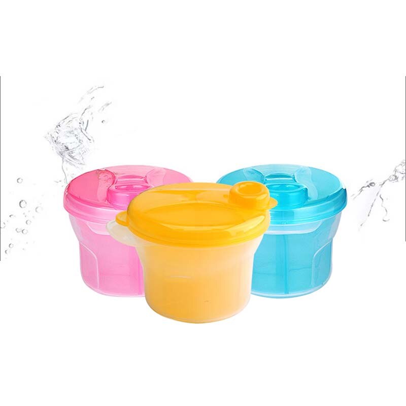 Portable Milk Powder Formula Dispenser Multi-function Three-layer Layered Milk Powder Grid Container Infant Care Travel Bottle