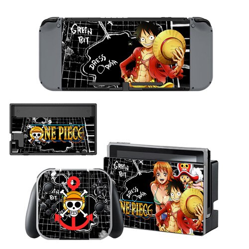 One Piece Sticker Nintendoswitch Skin Nintend Switch Vinilo Skin Sticker Decal for Nintendo Switch NS Console Joy-con Controller: YSNS0690