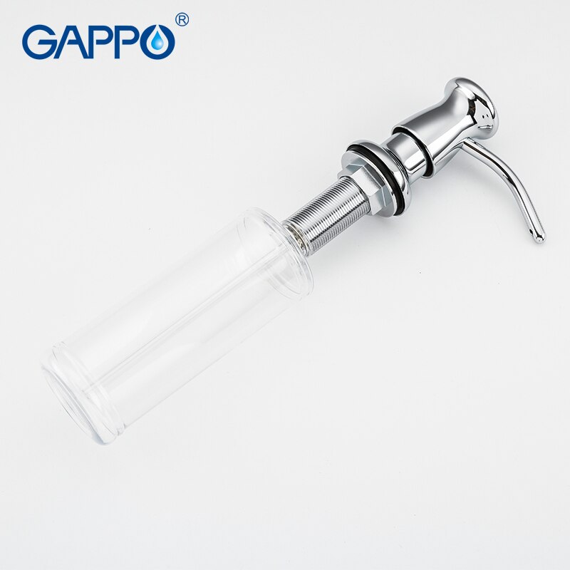 Liquid Soap Dispenser Brass Deck Mounted Kitchen Soap Dispensers Round Counter top Dispenser