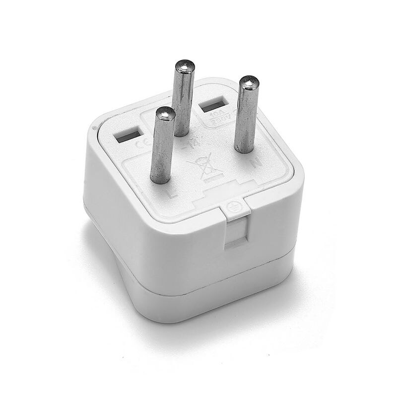 Universal Israe IL Plug Adapter 3 Pin EU Euro AU US UK To Israel Travel Adapter Electric Power Cord Charger Socket Outlet