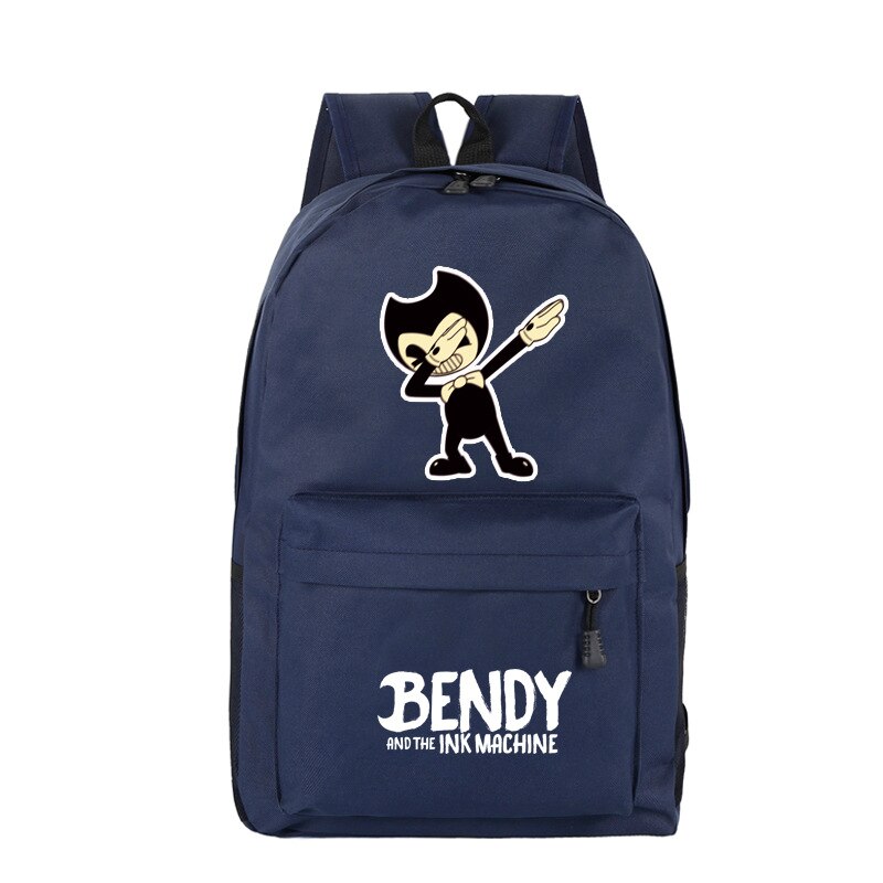 Bandy y máquina de tinta Bendy mochila escolar cruzada para una generación de grasa al por mayor personalizada