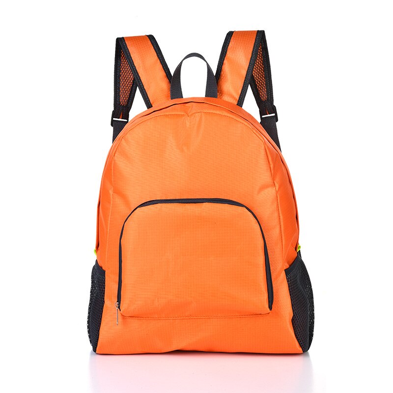 Sac à dos de voyage pour femmes sac d'école sac à dos d'école pour hommes sac à dos pliable de grande capacité sac à dos en Nylon sac à bandoulière léger: Orange