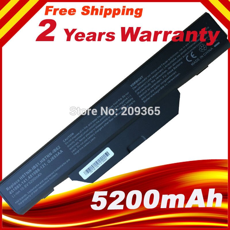 Laptop batteri för compaq 610 510 511 615 hstnn -ib51 6720s 6730s 6735s 6830s 6820s hstnn -ib62