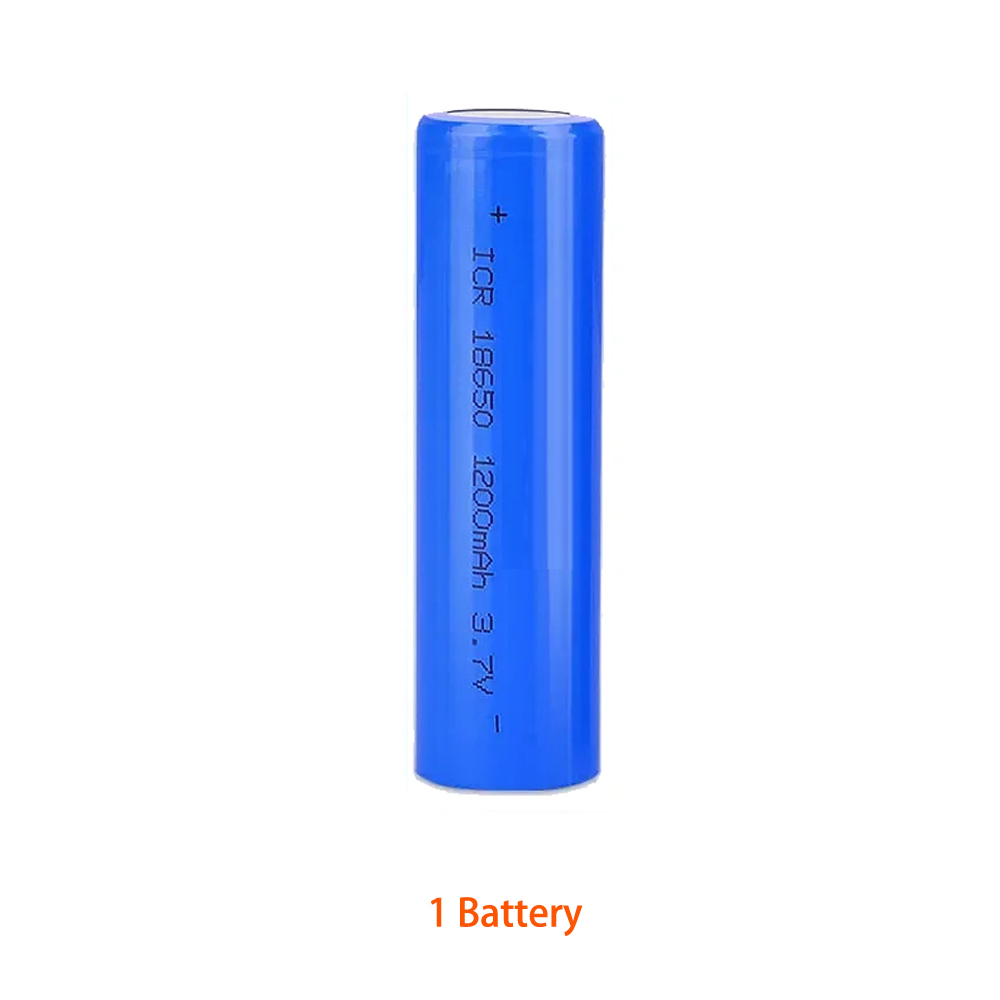 18650 3.7V 1200Mah Li-Ion Oplaadbare Batterij Voor Lantaarns, Zaklampen, Deurbellen, Ventilatoren, Scheerapparaten, Straatverlichting Op Zonne-Energie,: Paars