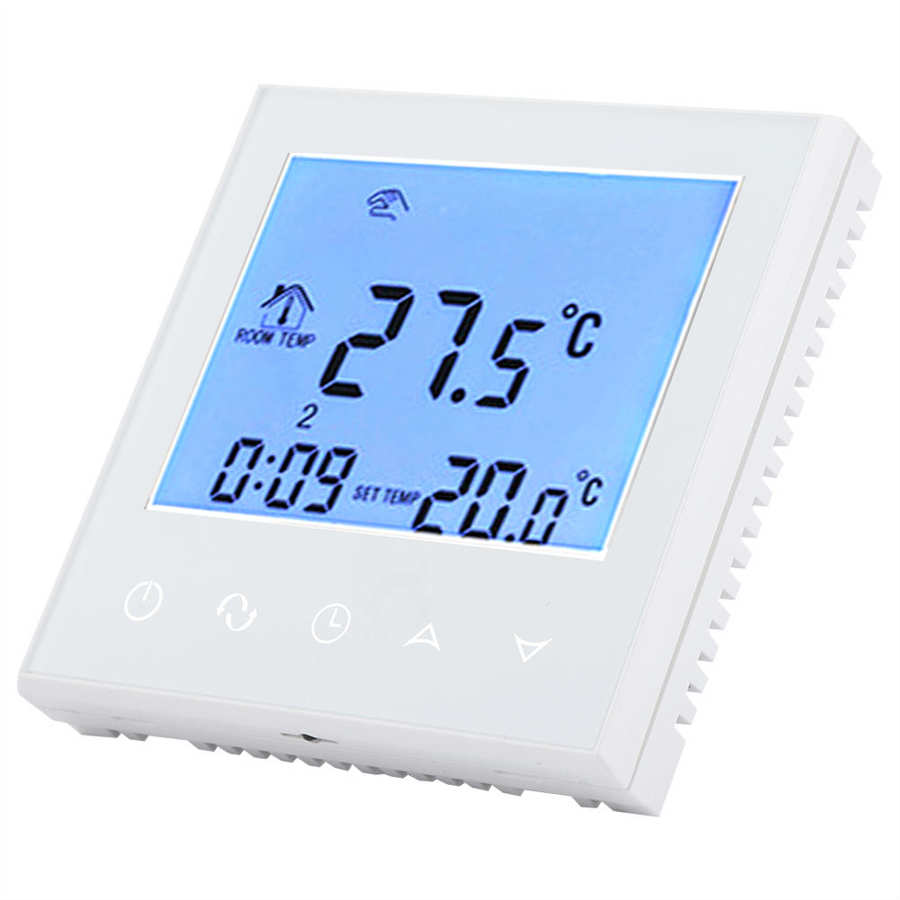 Smart Wifi Programmeerbare Thermostaat Digitale Lcd-scherm Wirless Temperatuurregelaar Lcd Thermostaat