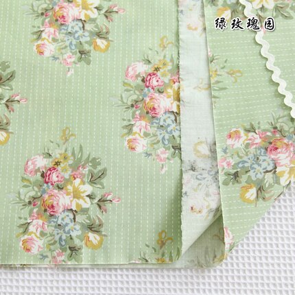 100cm * 160 cm/teil, alle baumwolle Köper stoff, kleine garten blume kleidung, bettwäsche, kissen stoff, DIY kleine handgemachte Material: 4