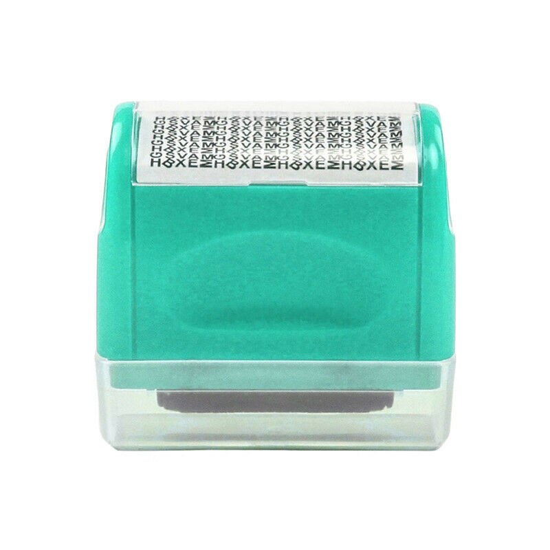 Privacy Informatie Stempel Security Diefstal Identiteit Guard Id Roller Veilig Roller Stempel Rommelige Code Perfect: 01