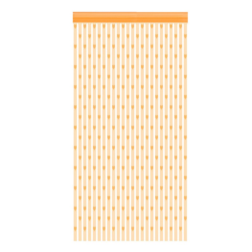 Dørskille ren gardin valance mesh nett tredør gardin persienner håndlaget 100 cmx 200cm romdeler moskitiera 4fm: Sølv