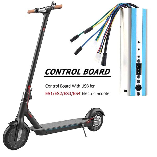 Control y cargador de tablero de patinete eléctrico, Bluetooth, para Ninebot ES1/ES2/ES3/ES4, enchufe europeo
