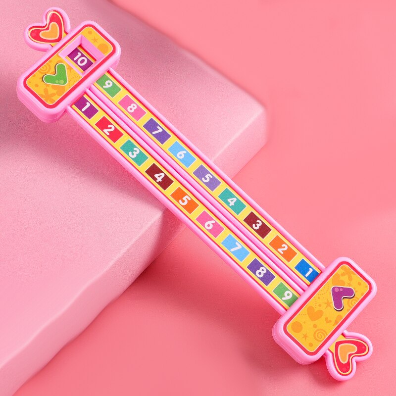 freundlicher Vorschule Mathematik Spielzeug Mathematik Spiel Spielzeug für 4 5 6 Jahre Alten Jungen und Mädchen: Rosa