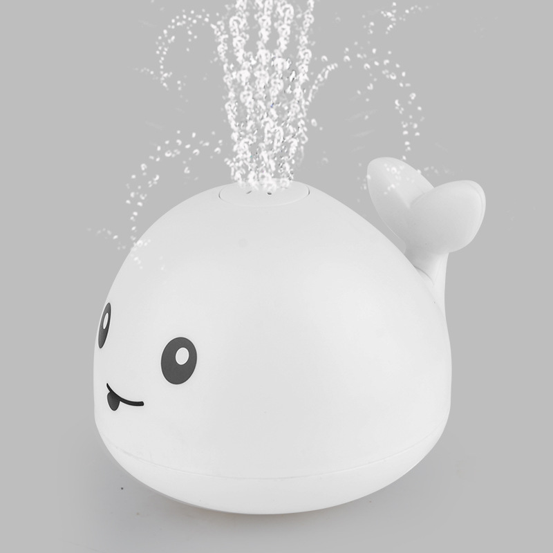 Baby Bath Toys Spray Water Shower Swim Pool Bathing Toys for Kids Electric Whale Bath Ball with Light Music Bathroom Toys: M