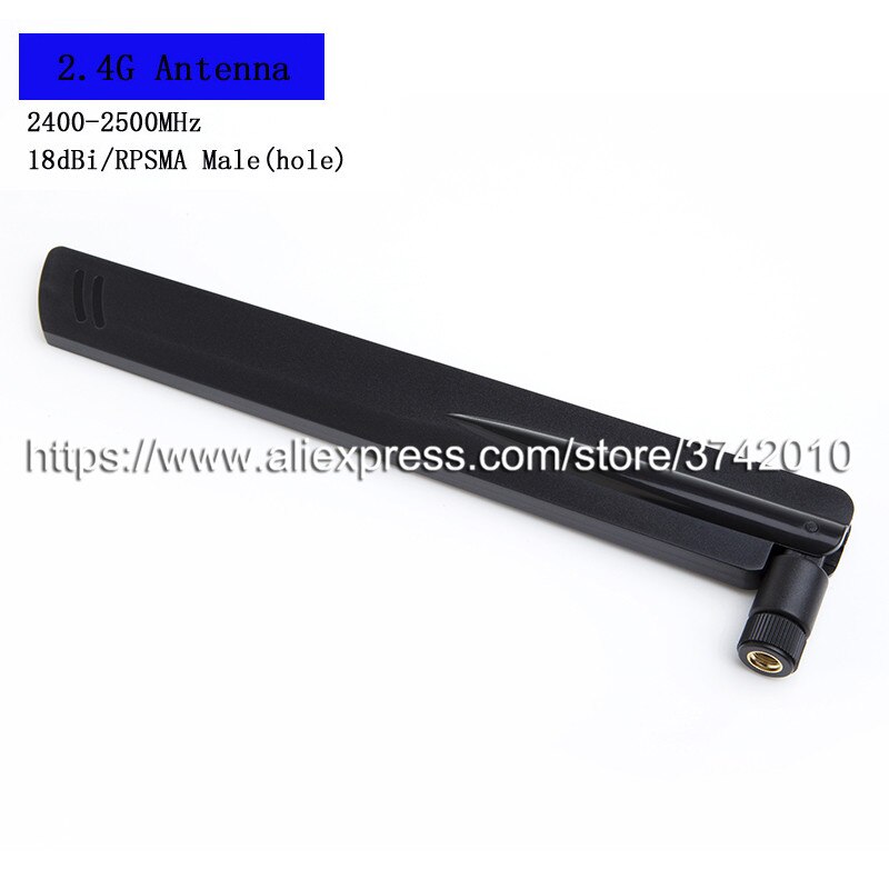 18 dbi omni retningsbestemt 2.4g wifi-antenne trådløst nettverksantenne 22cm lengde rp sma hann