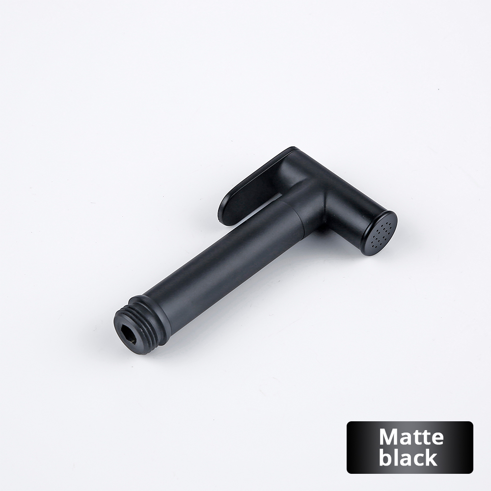 Toalett, bidet, komplett sett med 304 stk., rustfritt stål, nikkel, bærbar bidetrenser, metallisk toalett, nikkel: Gul