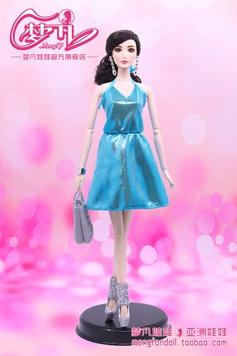 30cm Doll Dress Clothes suit for licca For ob24 ob27 Doll for Mengfan Doll Accessories Baby Toys Best Girl': Green