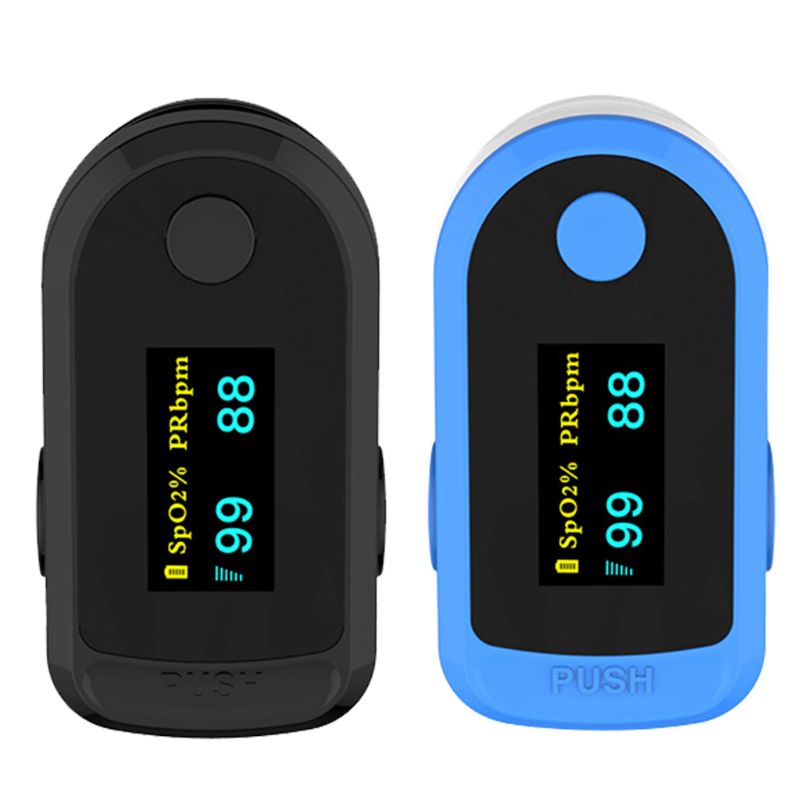 Mini Protable Finger Clip Pulse Oximeter Heart Rate Blood Oxygen Saturation SpO2 Monitor Family Aerobic Exercise Tracker J60B