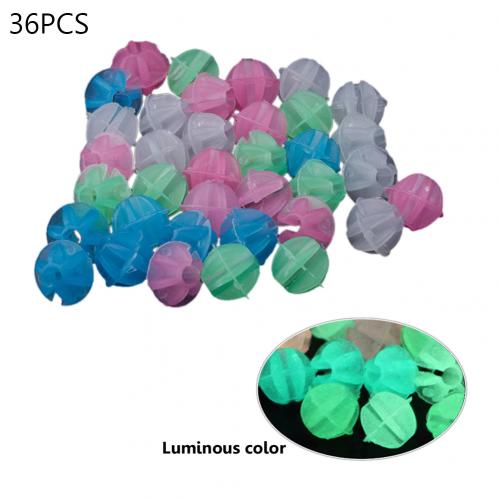 26/36 stuks gemengde lichtgevende plastic clip fiets fiets wiel spaak kralen plastic clip spaak kraal fiets kralen draad kralen decoraties: Lichtgevende kralen