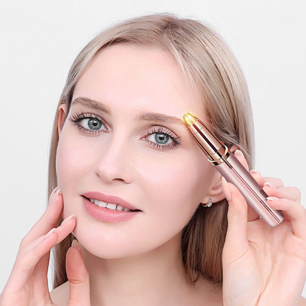 Elektrische Wenkbrauw Trimmer Vrouwen Scheerapparaat Mini Draagbare Haar Remover Wenkbrauw Shaper Scheerapparaat Lichaam Gezicht Scheren Machine Beauty Tool