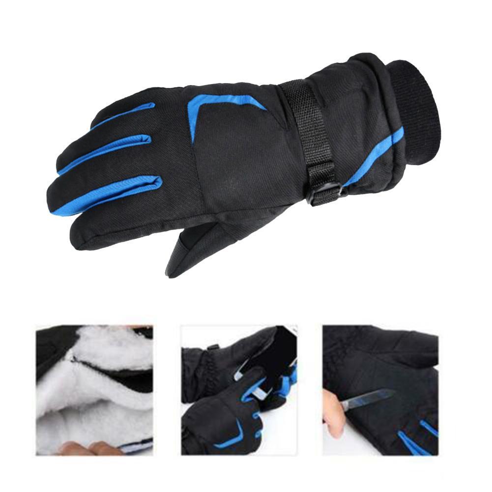 QKURT Kids Ski Gloves, Winter Warm Windproof Snow Mittens Girls Boys Cold Weather 4 14 Years Old Sledding Snowboard Skating Cycling Running Outdoor Ac