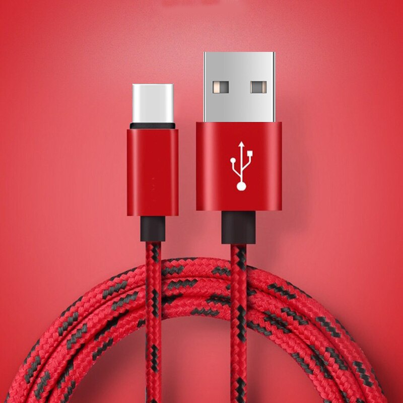 Quick Charge Type C USB Charger Cable for Samsung Galaxy A30 A50 A71 A7 A5 A3 S11 S10 S9 for Huawei P20 Lite Mate 20 Pro 10: Red / 0.25m