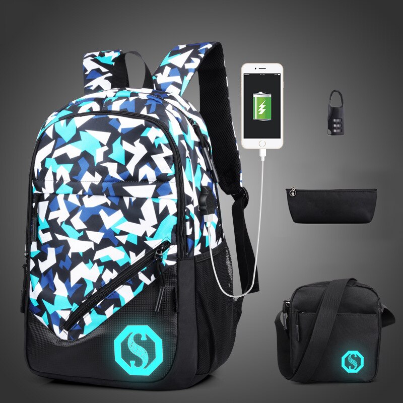 7-12 jahre alt Jungen Schule Taschen Leichte Klasse Schule und Mittelschule Rucksack freundlicher Bookbag mit Standard-leuchtstoffbirnen markieren 2/3 einstellen