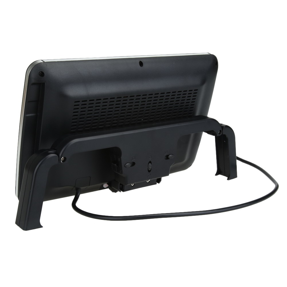 10 "universal automobiles monitor 7w 1024*600 hd digital lcd skærm bil nakkestøtte monitor med fjernbetjening