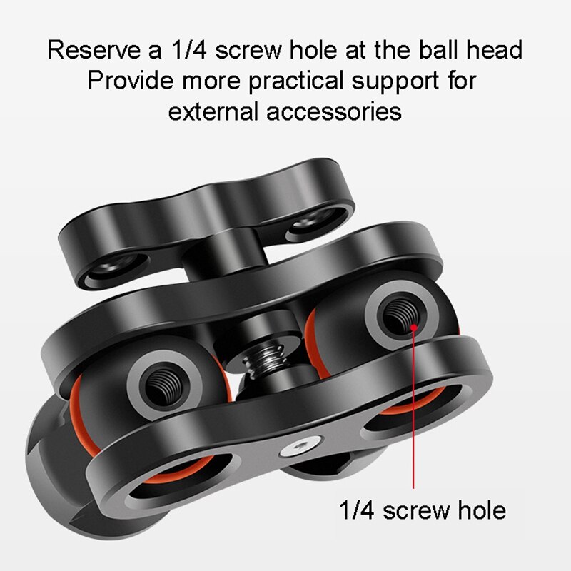 Universeller ic-arm mit 360 °-drehung für led-fülllicht, mini-slr-kamera-zubehör, monitorhalterung