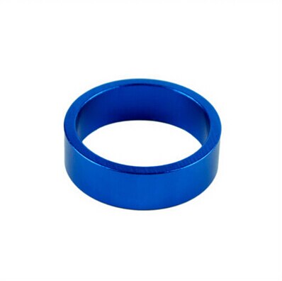 Separador de horquilla de vástago delantero de arandela de auricular de bicicleta de carretera Kit cónico espaciador de auriculares de aleación de aluminio para bicicleta: Blue