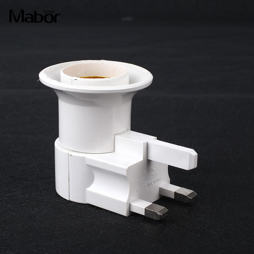 Bulb Adapter with on OFF Switch E27 UK Plug Lamp Holder LED Light Control Switch Socket Accessory Replacement Lamp Light Base