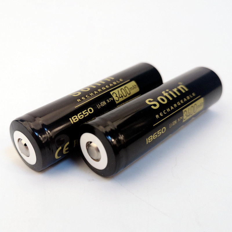 Sofirn 18650 Batterij 10A Ontlading 3.7 V 3400 mah 18650 li-ion Batterij 18650 Cell Oplaadbare batterijen
