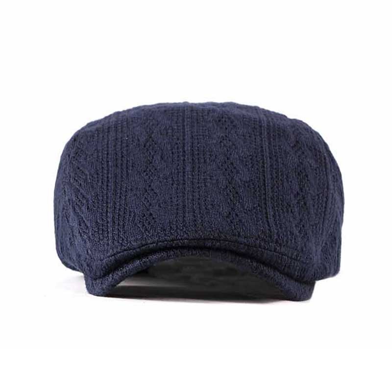 Fibonacci dames heren krantenjongensmuts breien nylon baret mutsen voor heren herfst winter platte petten