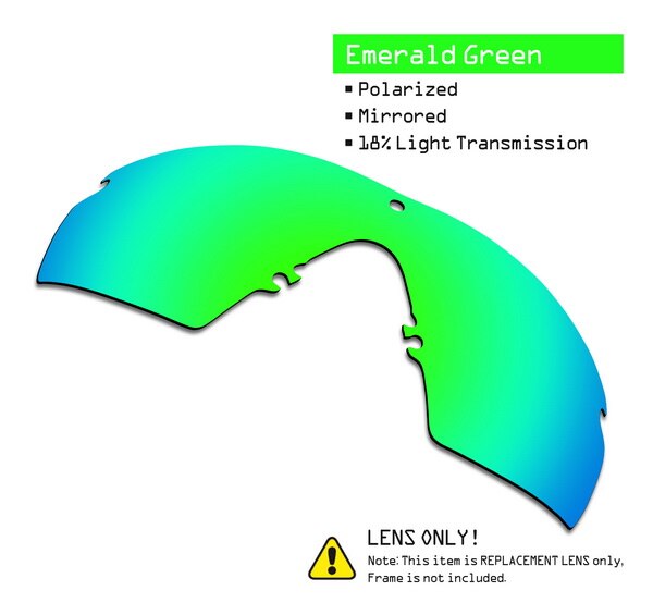 Smartvlt Gepolariseerde Vervanging Lenzen Voor Oakley Si M Frame 2.0 Zonnebril-Meerdere Opties: Green-ShieldCoat