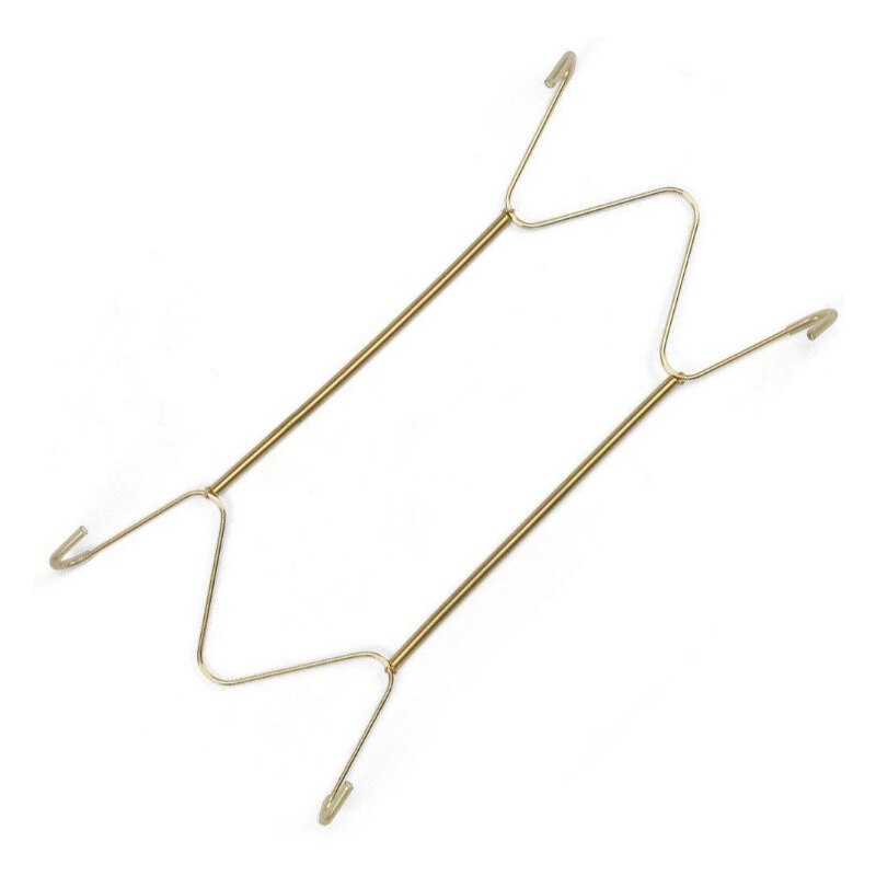 Suporte de parede de aço inoxidável para primavera, ganchos para prato, decoração, gancho para pratos, ganchos decorativos, suporte de parede para decoração de casa, 1 peça: 16Inch